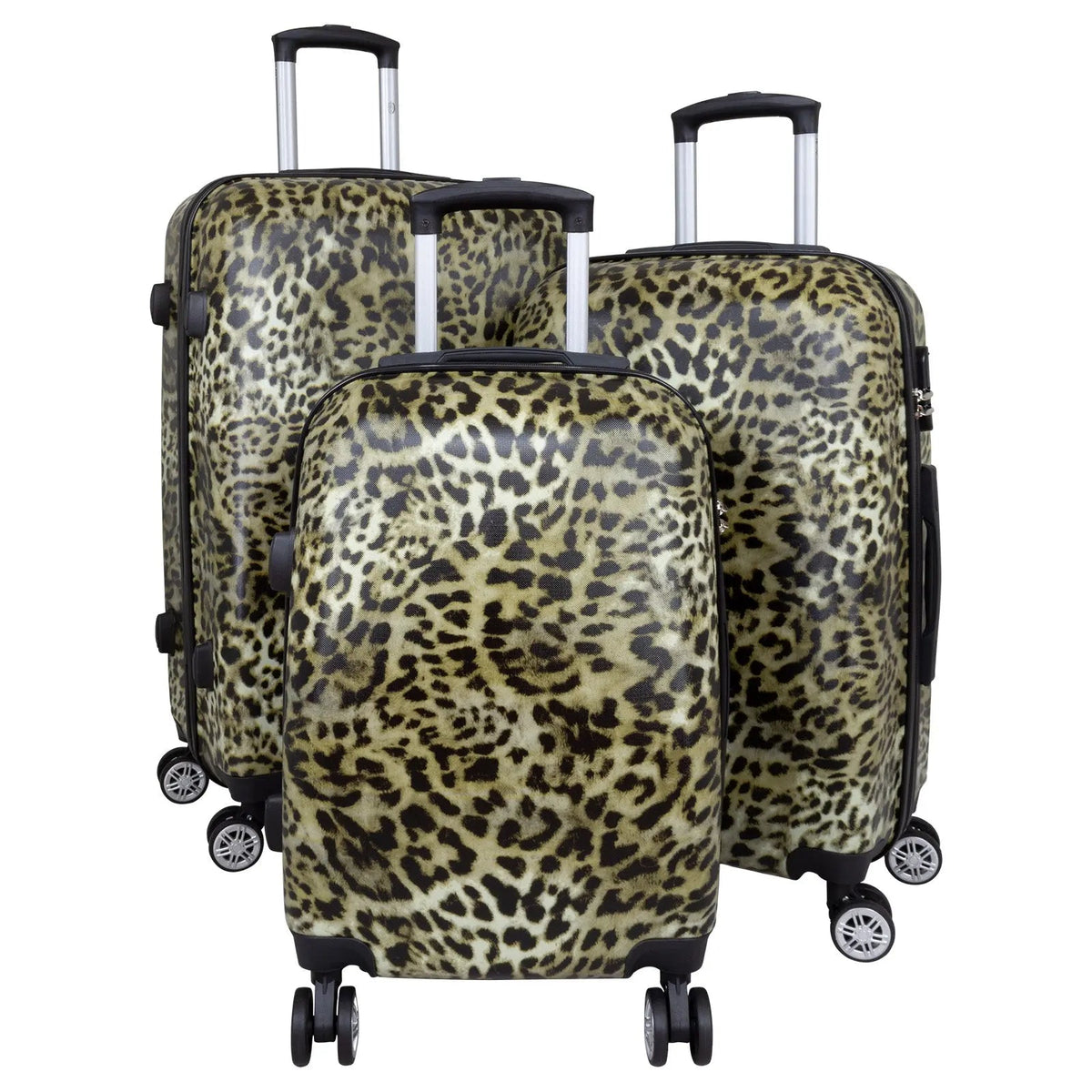 Juego de 3 Maletas Rígidas Leopardo LOOFTYS