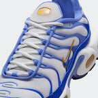 Nike Air Max Plus TN Blanco Azul Lyon Amarillo Varsity detalle suela