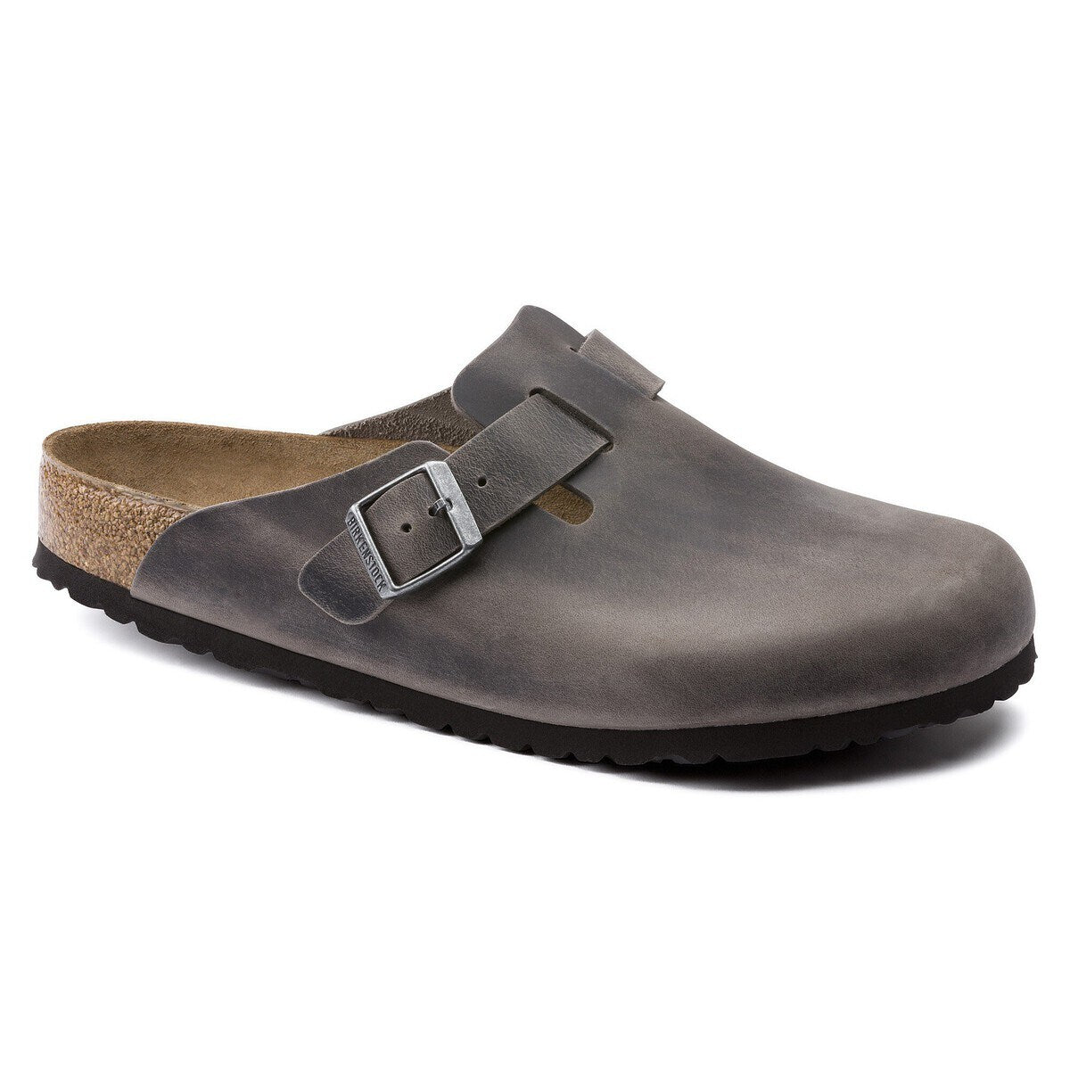 Birkenstock Boston Soft Gris Hierro - vista principal