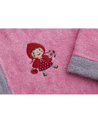 Albornoz Infantil Caperucita Rosa/gris (imagen 2)