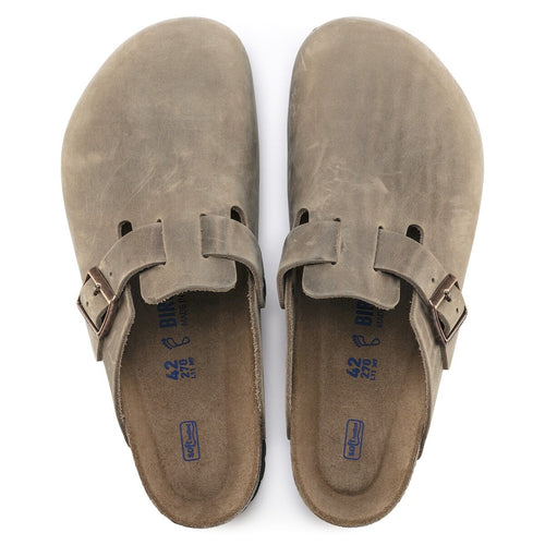 Birkenstock Boston Soft Marrón Tabaco - vista superior