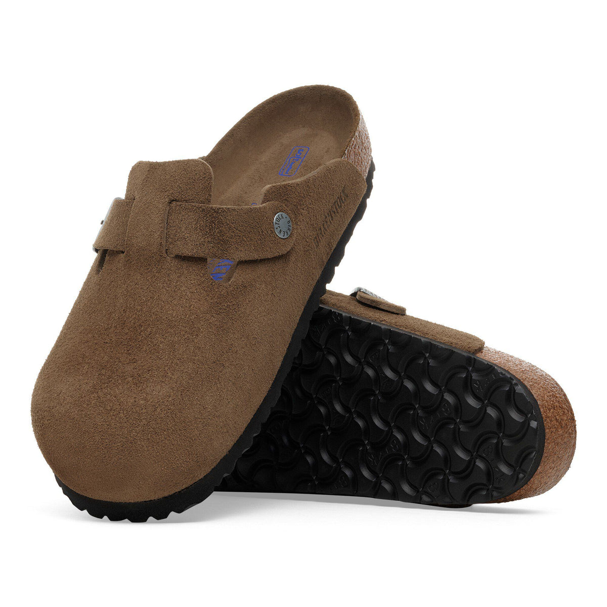 Birkenstock Boston Soft Marrón Té Tonal - suela