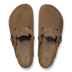 Birkenstock Boston Soft Marrón Té Tonal - vista superior