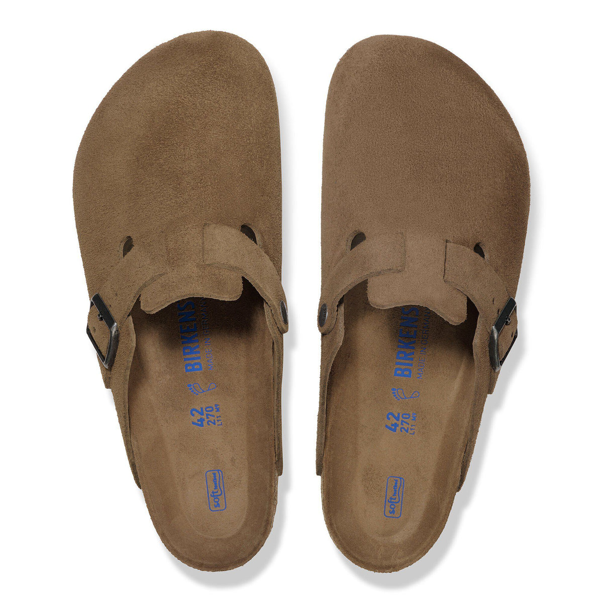 Birkenstock Boston Soft Marrón Té Tonal - vista superior