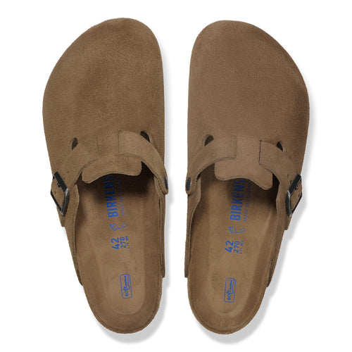 Birkenstock Boston Soft Marrón Té Tonal - vista superior