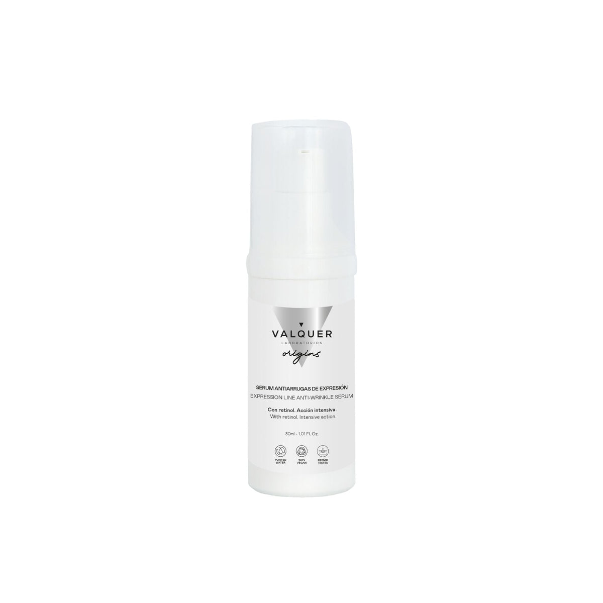 Sérum Facial Antiarrugas de Expresión – Acción Intensiva con Retinol - 30 ml Valquer®