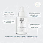 Sérum aceite rosa mosqueta 100% puro - 30 ml Valquer®