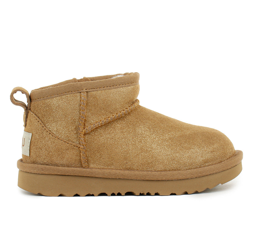UGG Classic Ultra Mini Dazzle Castaña (Bebé)