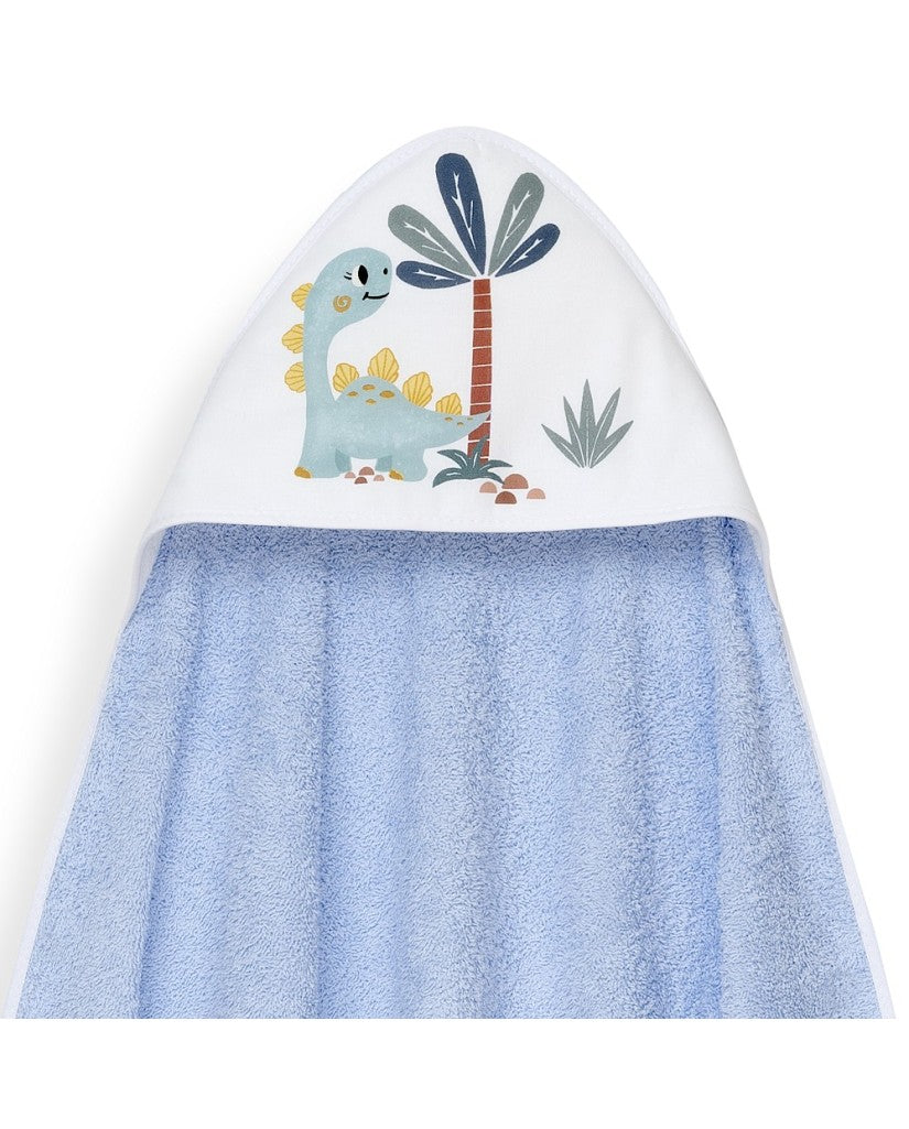 Capa Baño 1x1 Estampado Dinosaurio Palmera+gorro (imagen 6)