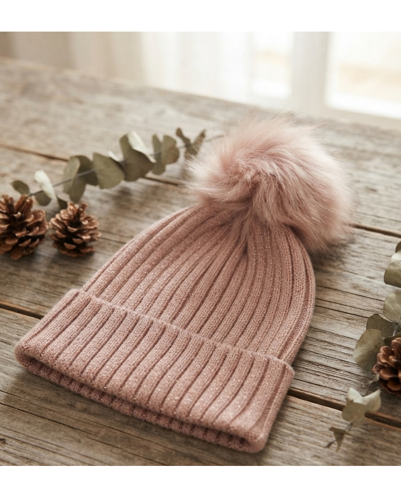 Gorro Bebé con Pompón