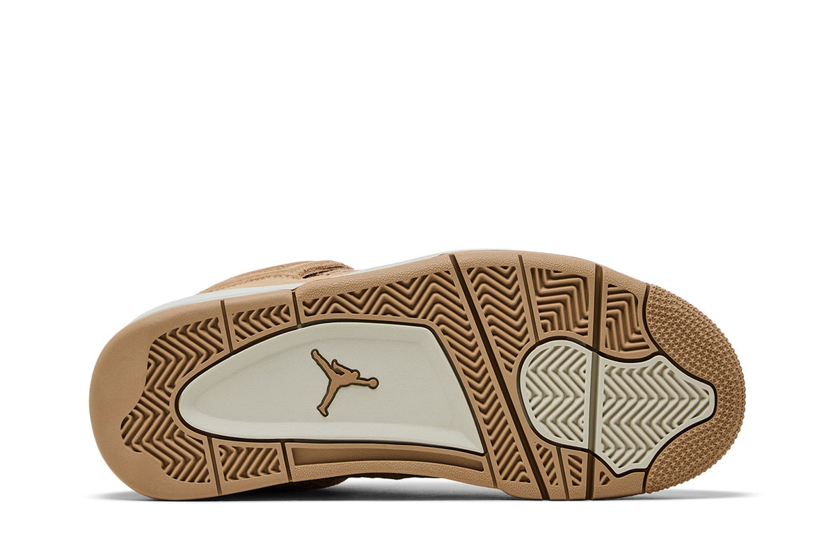 Jordan 4 Retro Cozy Girl detalle talón