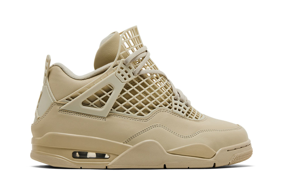 Jordan 4 Retro Net Rattan vista lateral