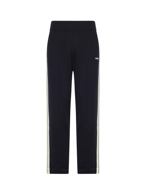 Autry Jogger de Punto de Viscosa Hombre Azul