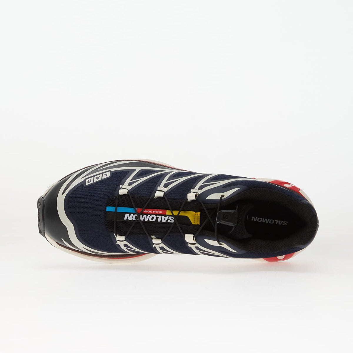 Salomon XT-6 Maritime Blue Black detalle upper