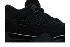 Jordan 4 Retro Black Cat bebé vista frontal