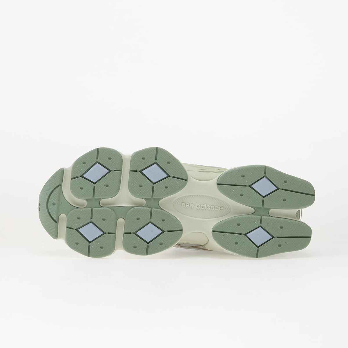 New Balance 9060 Mosaic Green Sea Salt - vista lateral
