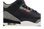 Jordan 3 Retro x Levi's Denim Negro vista frontal