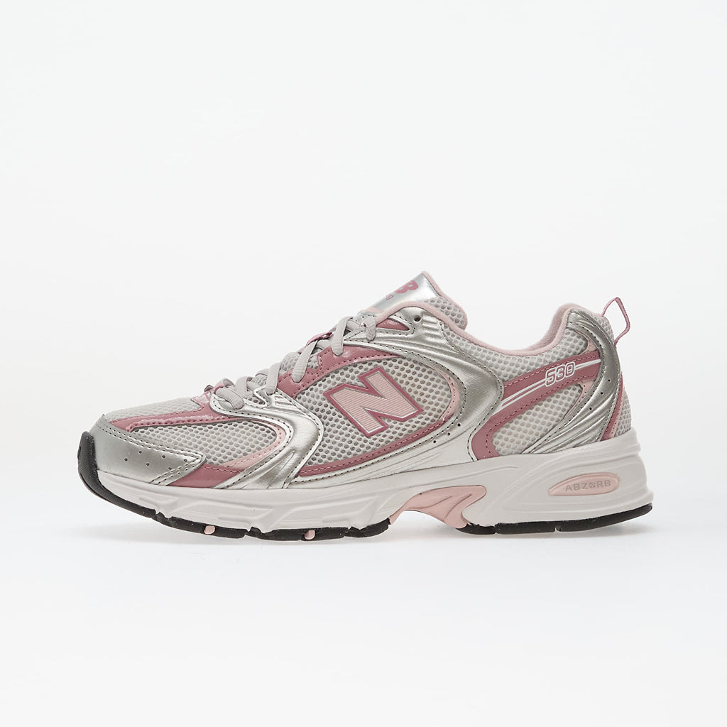 New Balance 530 Plata y Granate