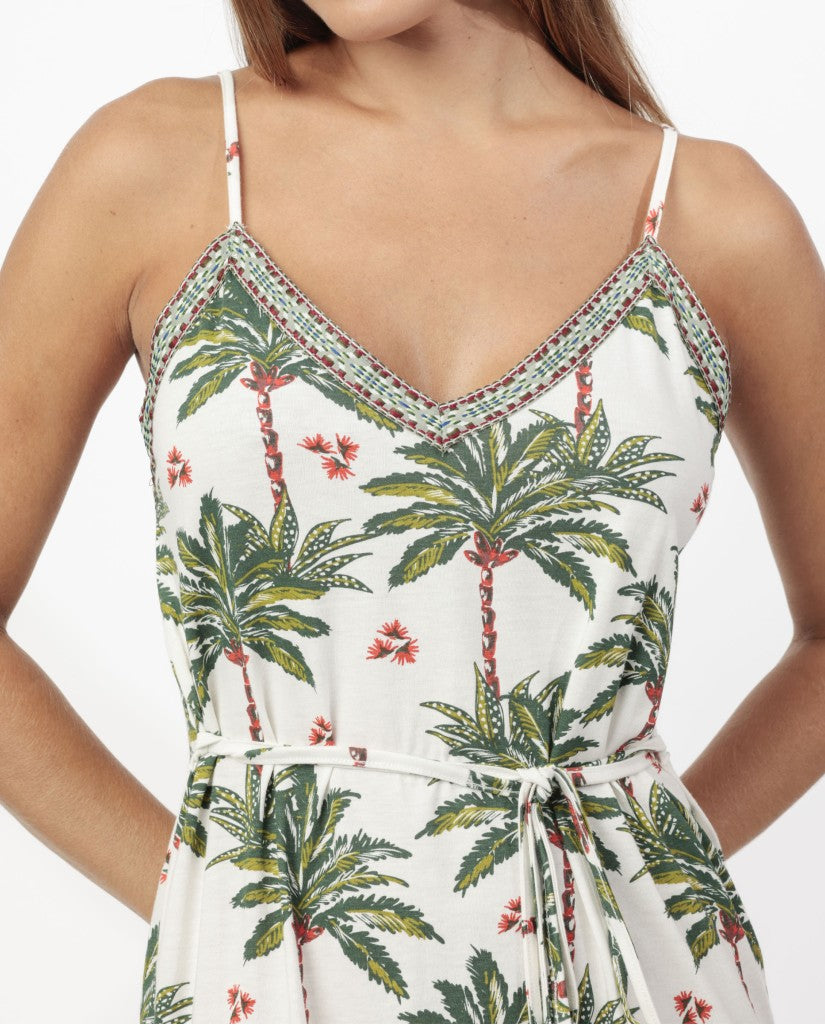 Vestido Tirantes Mujer Palm Mosaic (imagen 2)