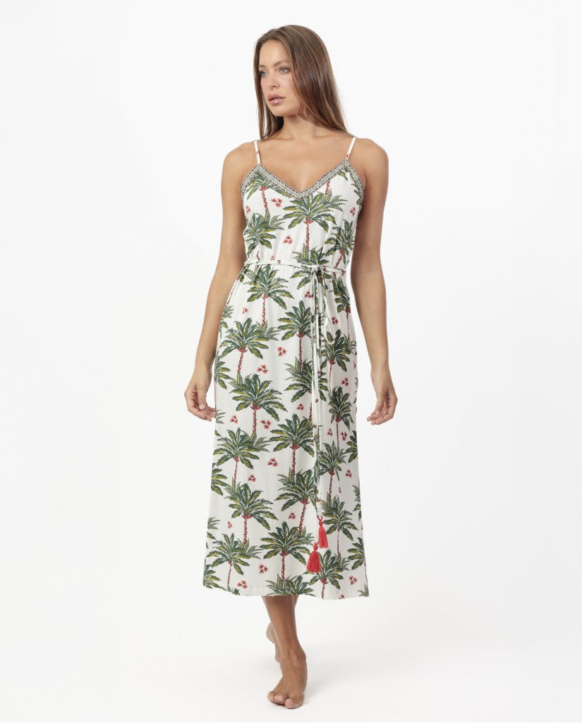 Vestido Tirantes Mujer Palm Mosaic (imagen 3)