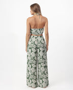 Conjunto Top y Pantalón Mujer Tropical Leaves (imagen 3)