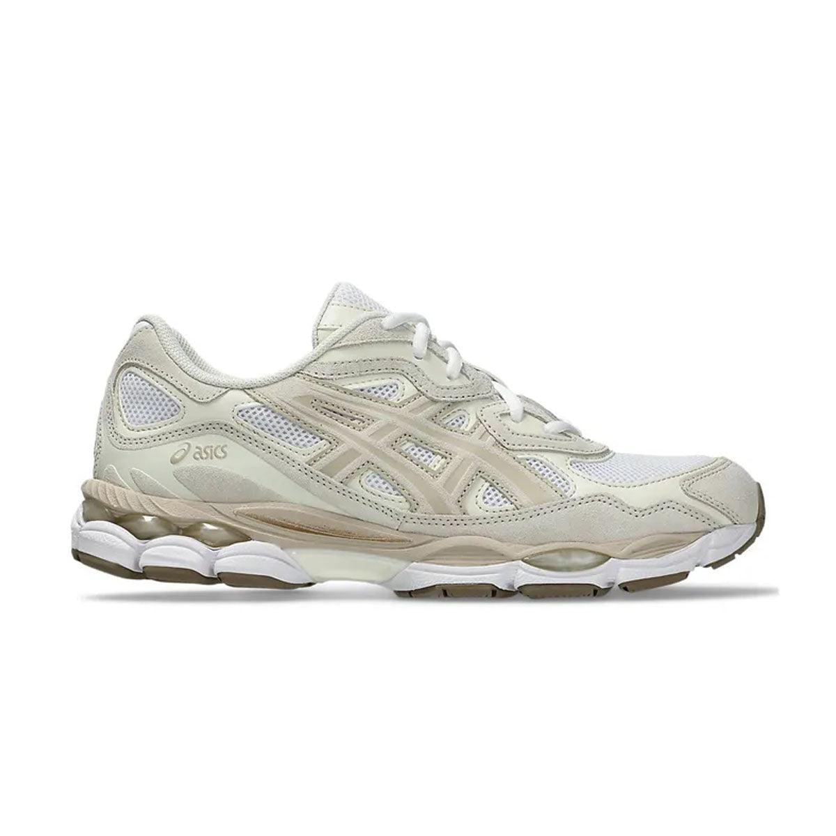Asics Gel-NYC Blanco Gris Pluma - vista lateral