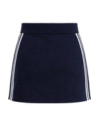 Autry Falda de Punto de Viscosa Mujer Azul espalda