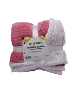 Manta Sherpa Coralina 160x210 Ref. 21ZIGZAG (imagen 5)