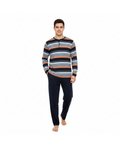 Pijama de Hombre Rayas Naranja