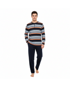 Pijama de Hombre Rayas Naranja