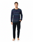 Pijama de Hombre Algodón Rayas (imagen 2)