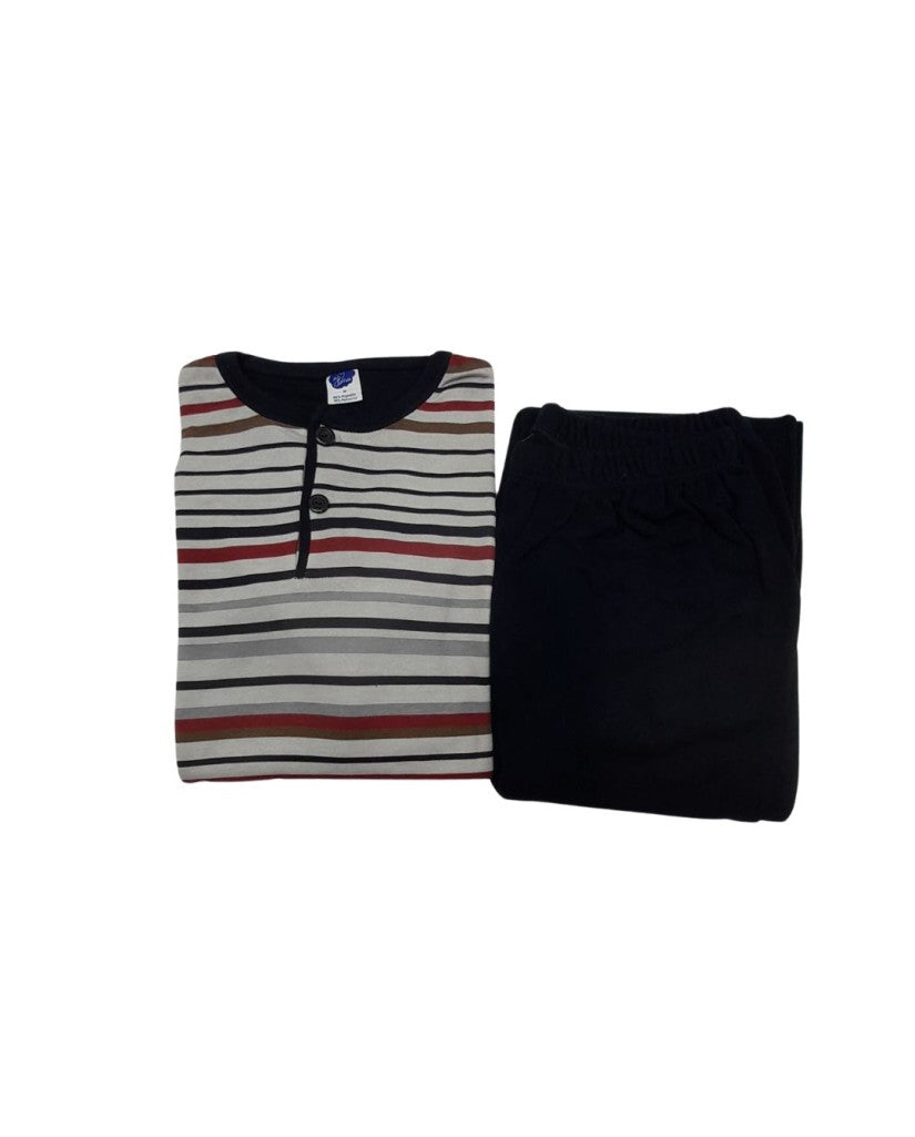 Pijama de Hombre Algodón a Rayas Ref. 23906