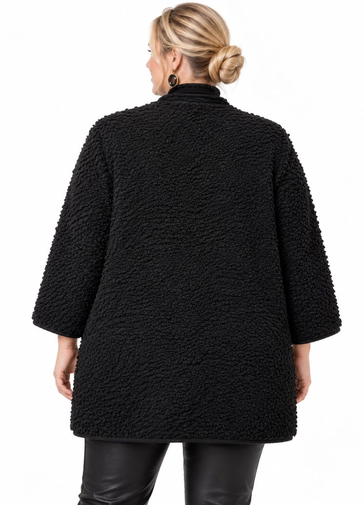 Chaqueta bouclé talla grande 3670 cfashion