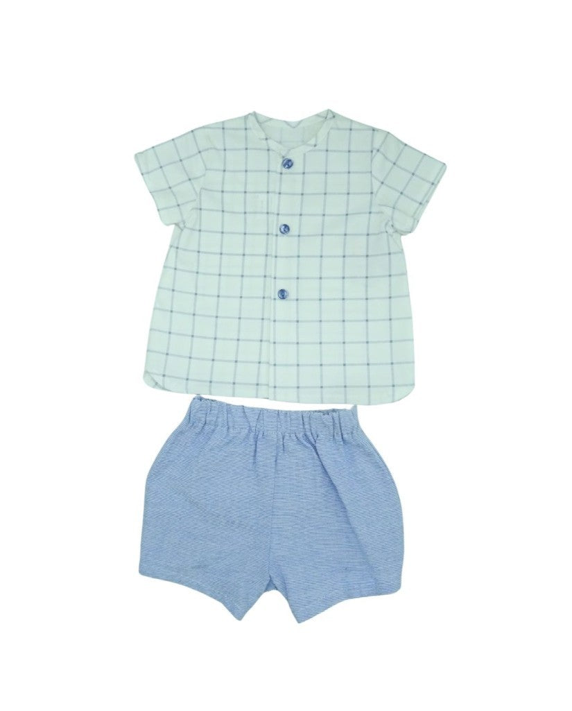 Conjunto Dos Piezas Niño Cuadros