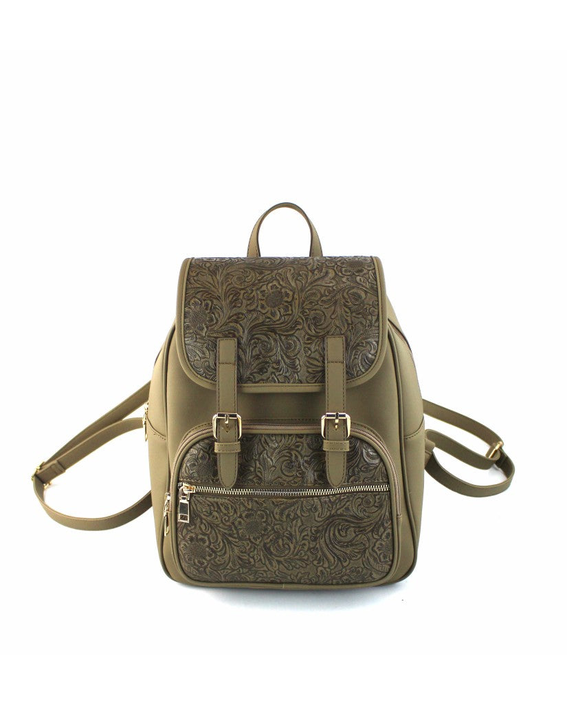 Mochila Elegante Flores (imagen 2)