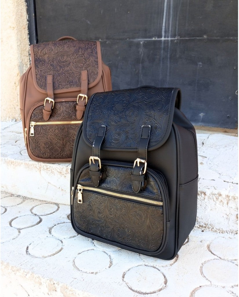 Mochila Elegante Flores
