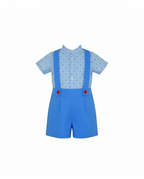 Conjunto Dos Piezas para Niño Ranita Azul