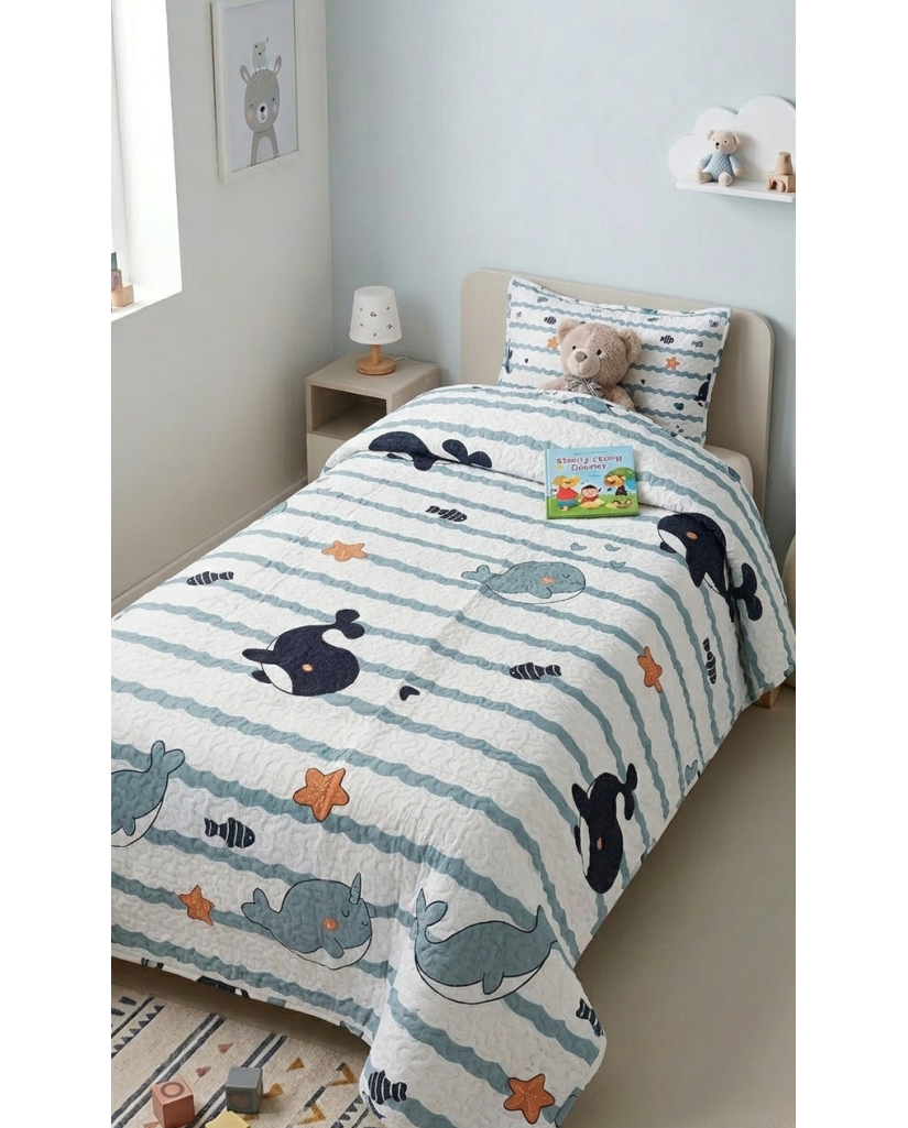 Colcha Estampada Juvenil Hielo