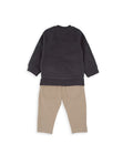 Conjunto 2 Piezas Niño Gris y Beige