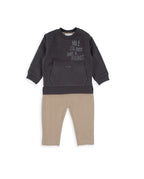 Conjunto 2 Piezas Niño Gris y Beige (imagen 2)