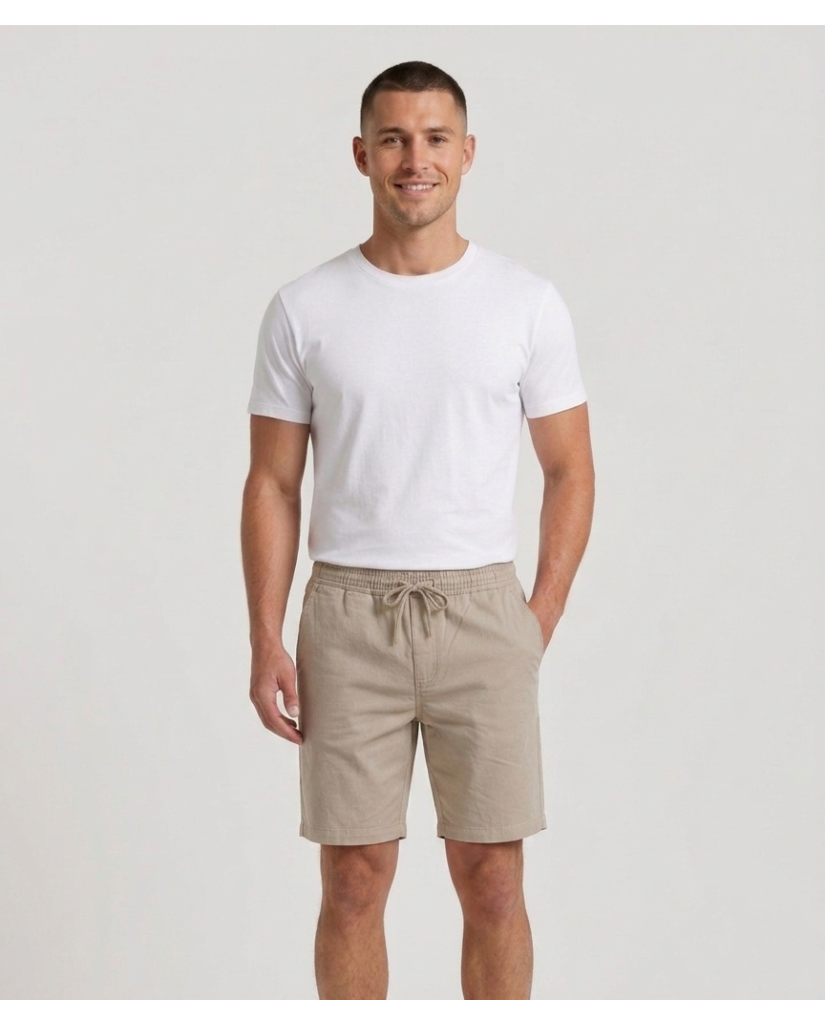 Pantalón Corto Hombre Beige (imagen 2)