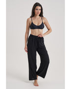 Pantalón Mujer Negro Ancho (imagen 2)
