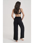 Pantalón Mujer Negro Ancho