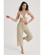 Pantalón Mujer Capri Beige (imagen 3)