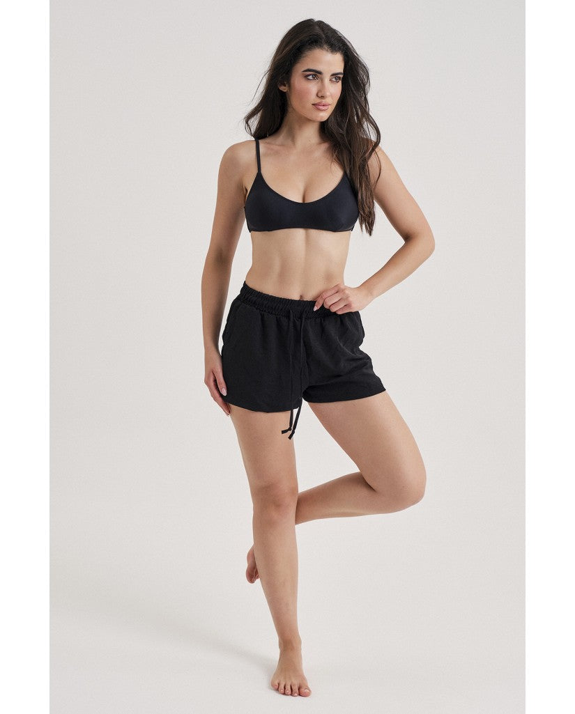Pantalón Mujer Corto Negro (imagen 3)