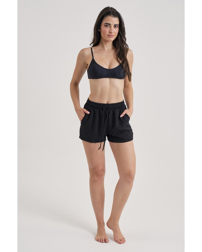 Pantalón Mujer Corto Negro