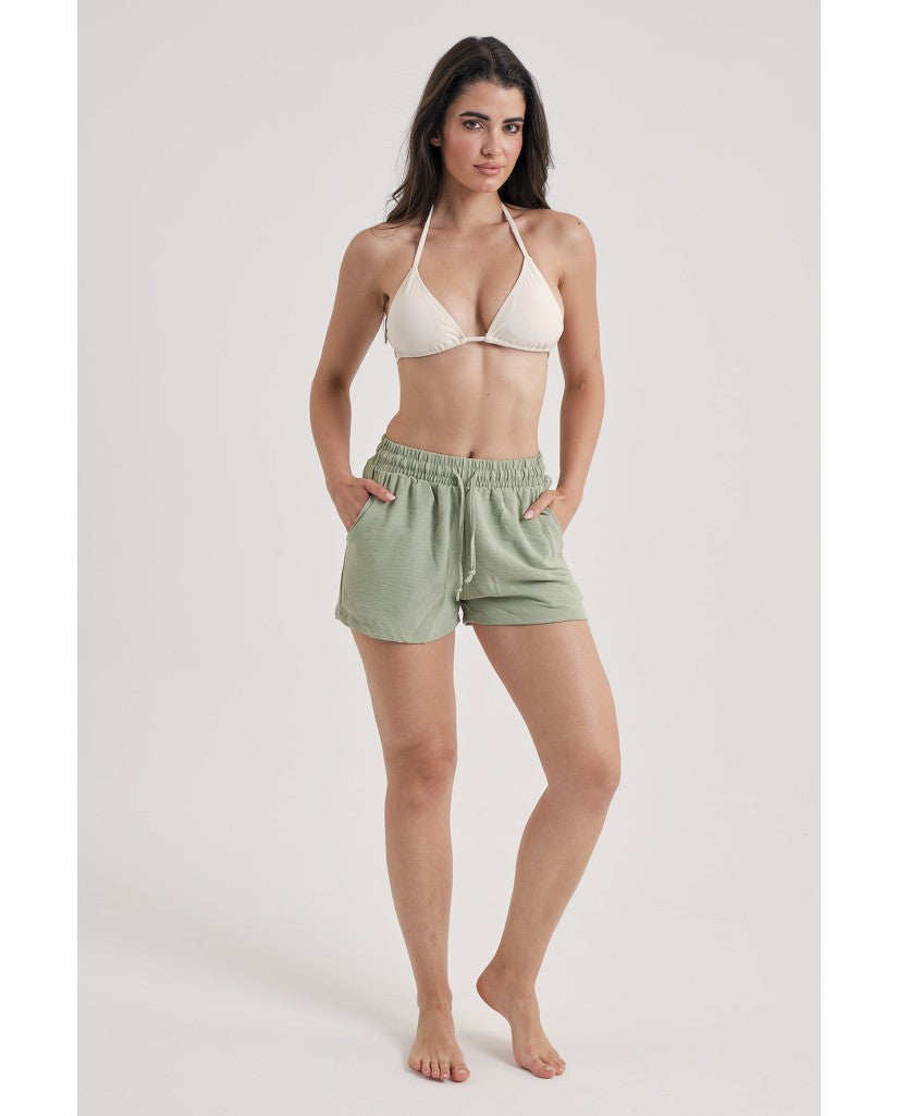 Pantalón Mujer Ancho Verde (imagen 2)