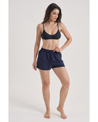 Pantalón Mujer Corto Azul Marino