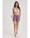 Pantalón Mujer Corto Morado