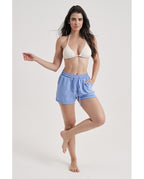 Pantalón Mujer Corto Azul (imagen 3)